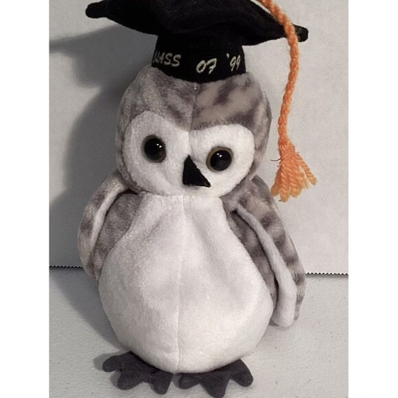 Lot Of Ty Beanie Babies Jinglepup, Patti, Hippity, Wise, Chocolate, Wiser - Picture 5 of 16